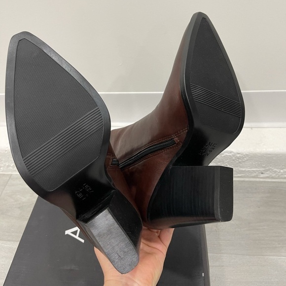 Naturalizer Rooney Dual Zip Bootie Chocolate 10.5 - Picture 4 of 10